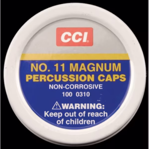 CCI #11 Magnum Percussion Caps Box of 1000 (10 Cans of 100)