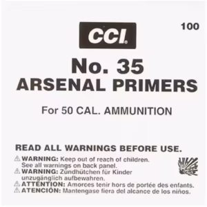 CI 50 BMG Primers #35 Box of 500 (5 Trays of 100)