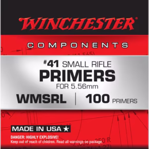 Winchester Small Rifle 5.56mm NATO-Spec Military Primers #41